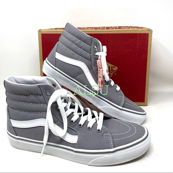 vans sk8 hi frost grey